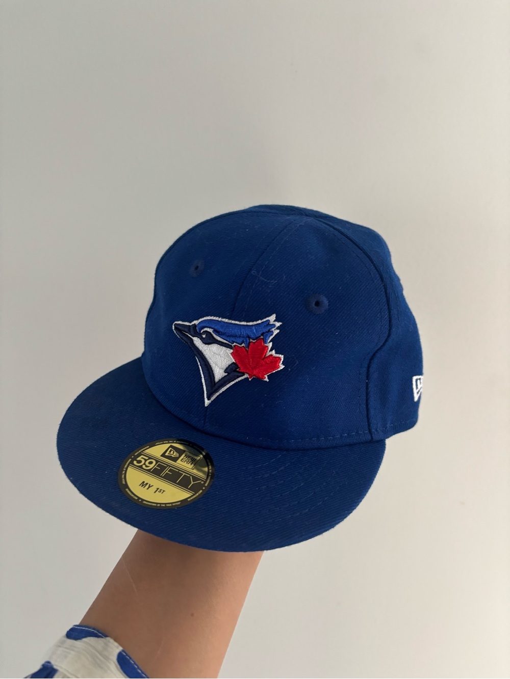 My First Baby Hat New Era Blue Toronto Blue Jays Fitted Hat for Babies Toddler
